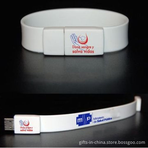 Wristband USB Stick with Up to 32GB Capacity, OEM and ODM Orders Welcomed, Free Samples Supply